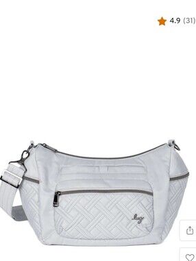 $99 Retail Lug Boho Crossbody "Cha Cha" In Cloud Gray, NWOT Sold Out Everywhere